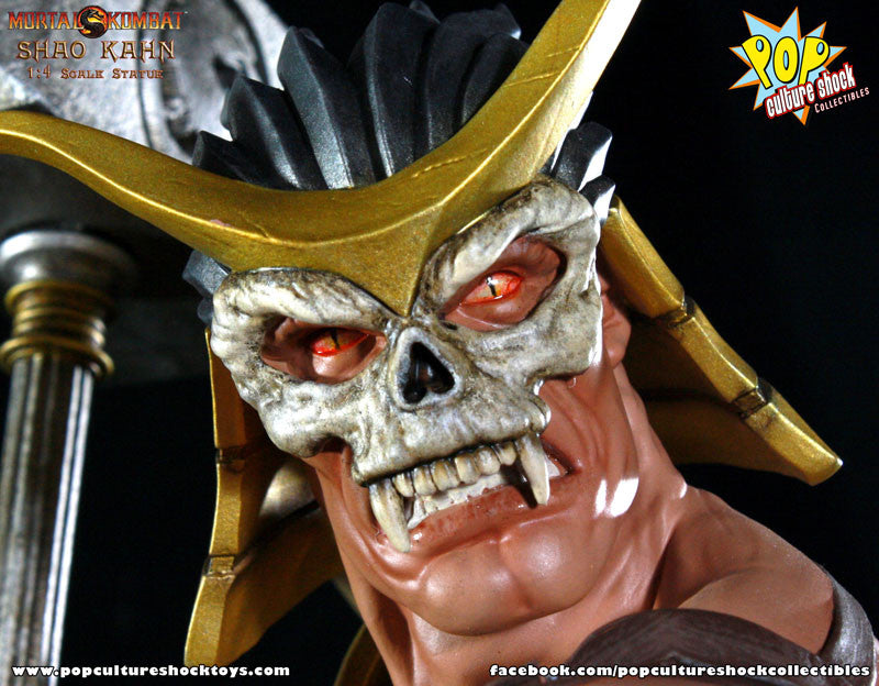 PCS Mortal Kombat Shao Kahn Statue Bloody Hammer Exclusive - The Toyark -  News