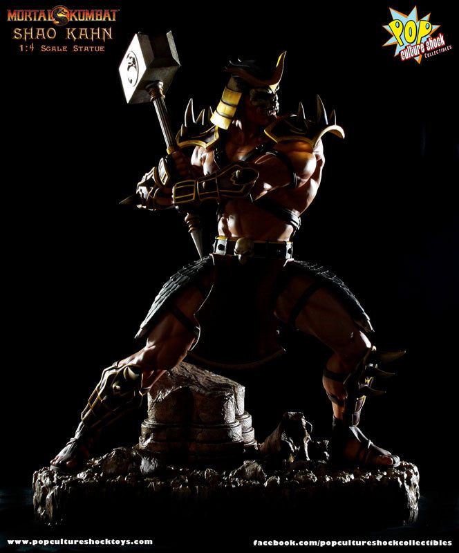 Mortal Kombat Shao Kahn on Throne Statue by Pop Culture Shoc