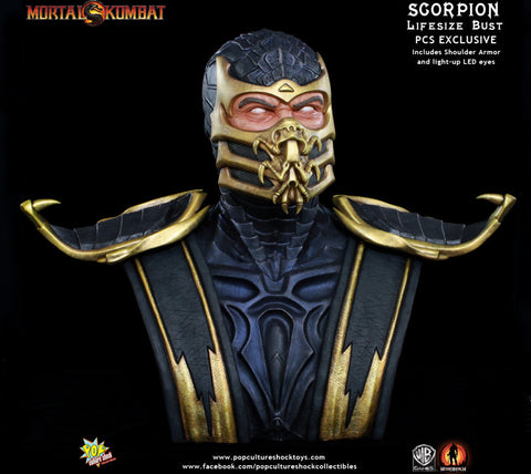 Mortal Kombat Scorpion Life-Size Bust – PCS Exclusive