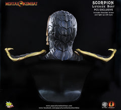 Mortal Kombat Scorpion Life-Size Bust – PCS Exclusive